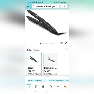 BioIonic 1" 10X flat iron